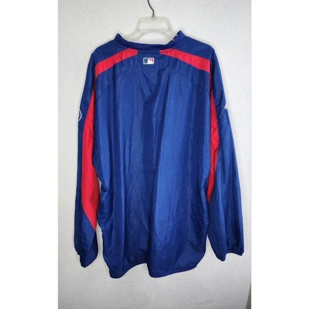 Chicago Cubs Majestic Pullover Warm Up Jacket Men’s 3XT MLB 90’s Vintage